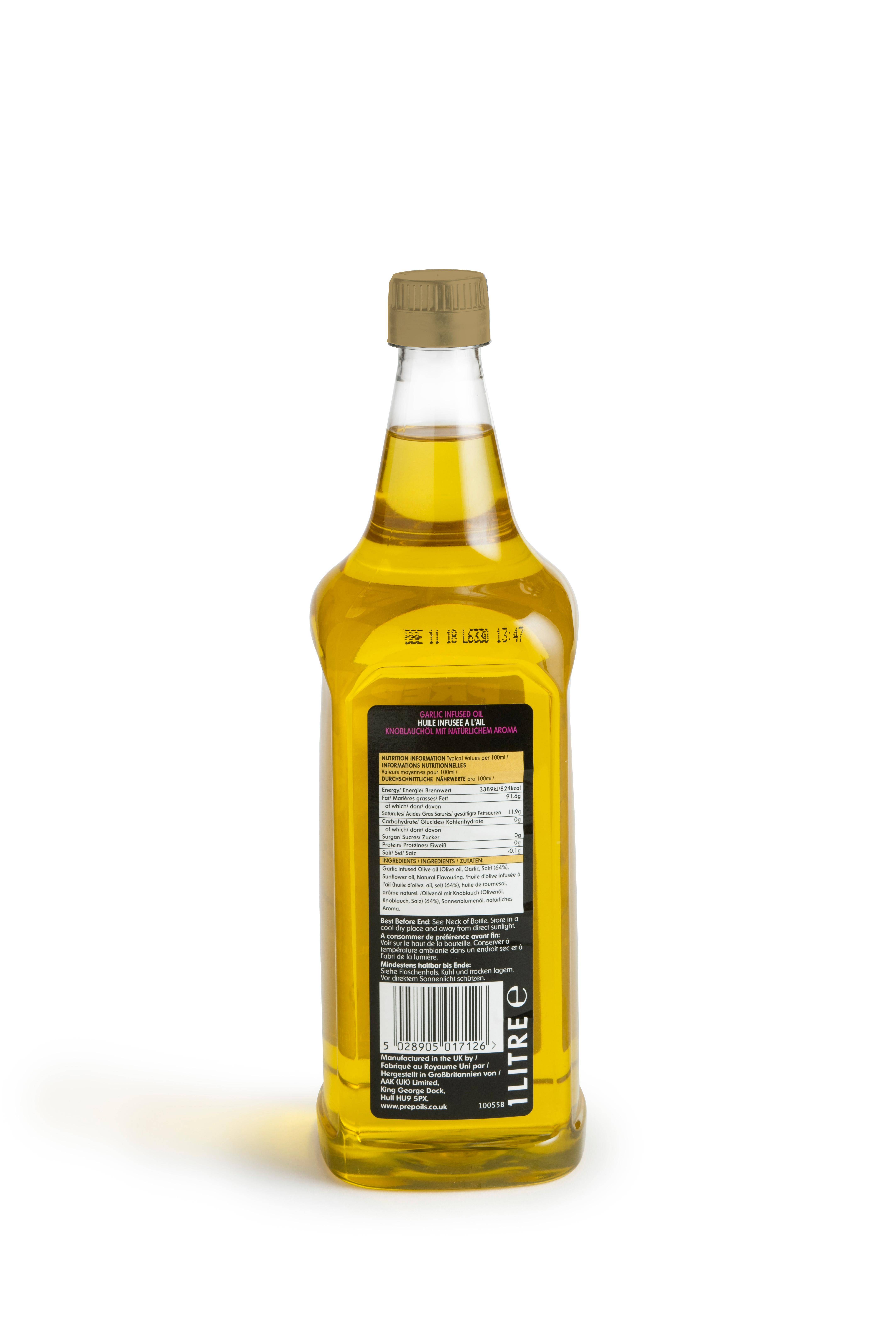 PREP Premium Spezialöle - Knoblauchöl, 1 l Flasche