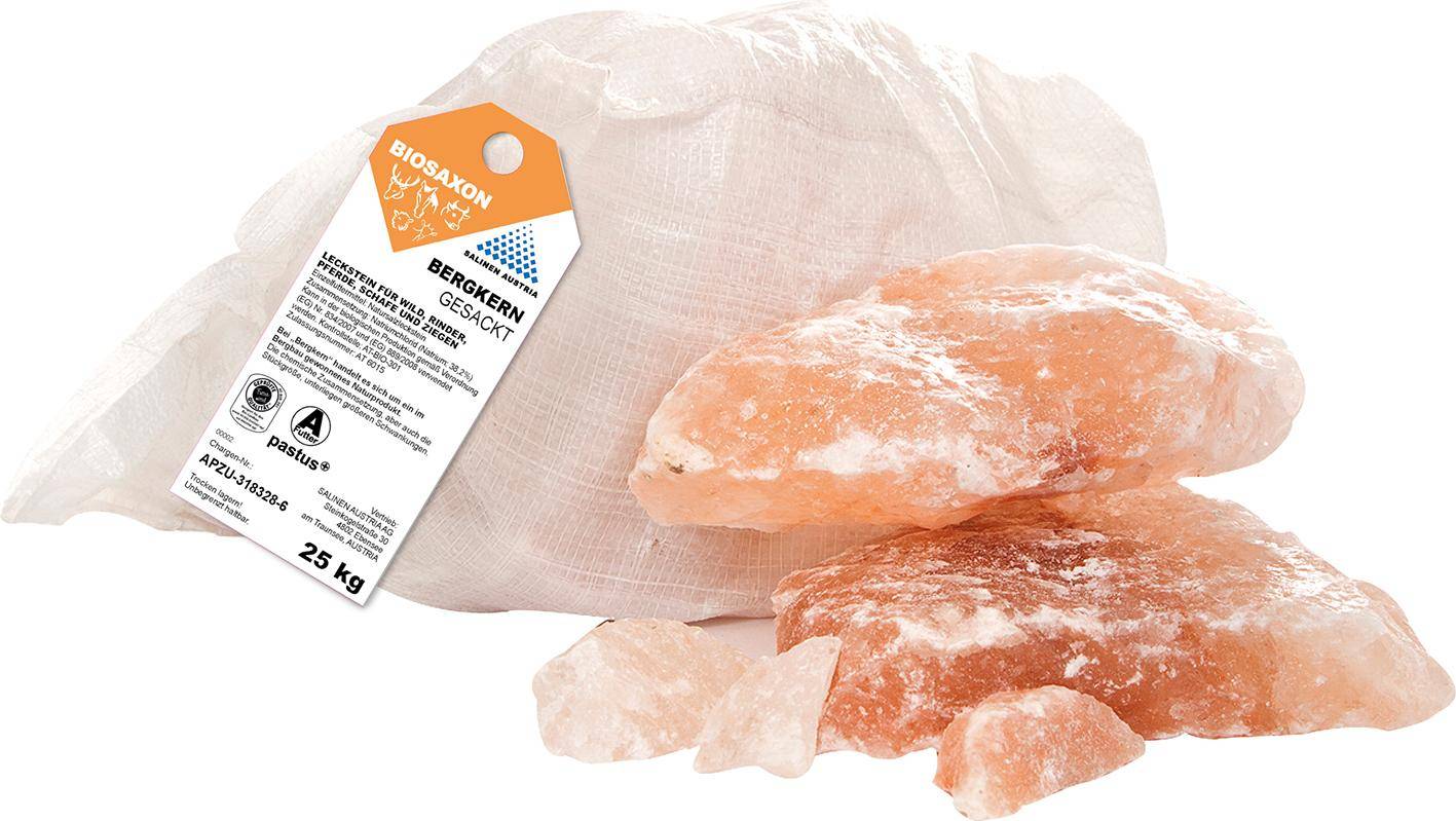 BIOSAXON - Bergkern Naturlecksteine, 25 kg Sack BIOSAXON - Bergkern Naturlecksteine, 25 kg Sack