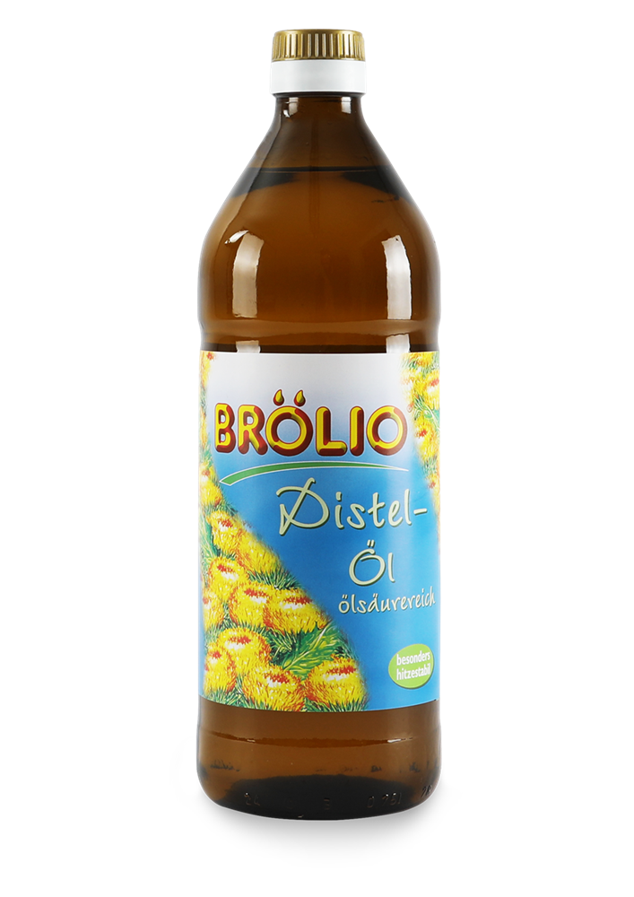 Brölio - Distelöl, 0,75 Liter Glasflasche