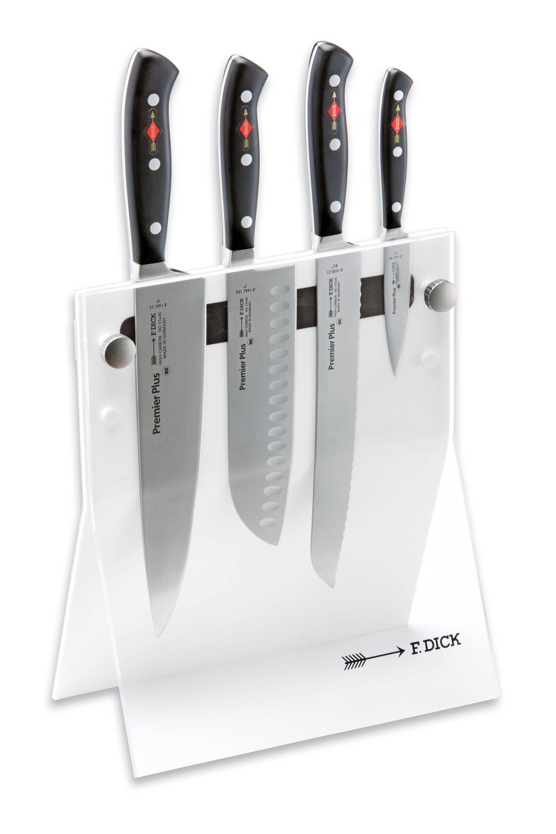 F. DICK - Premier Plus Messerblock "4Knives", 4-tlg., weiß, 88040110-05