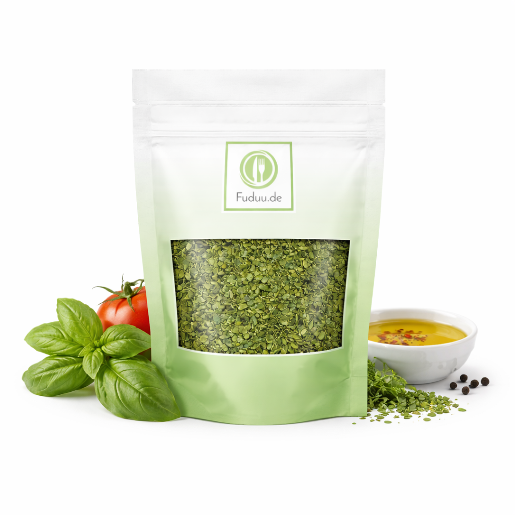 Fuduu.de - Basilikum gerebelt, 500 g Beutel