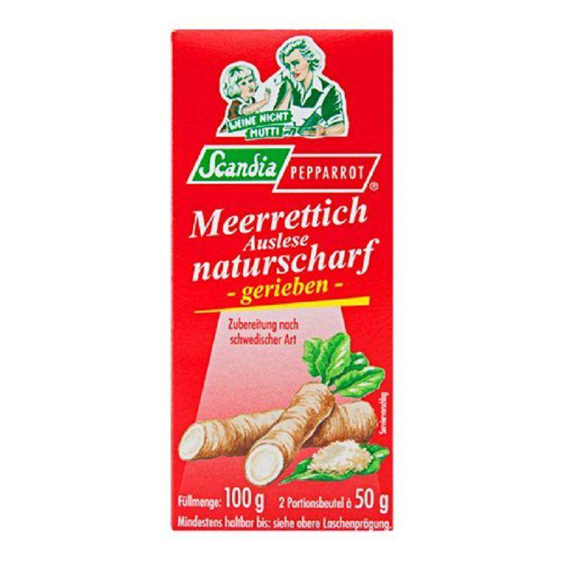 Scandia - Meerrettich naturscharf "Mutti weine nicht", 100 g Packung