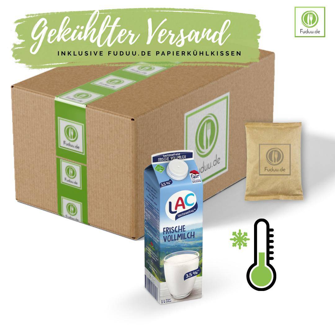 LAC - lactosefreie frische Milch 3,5%, 12 x 1 Liter