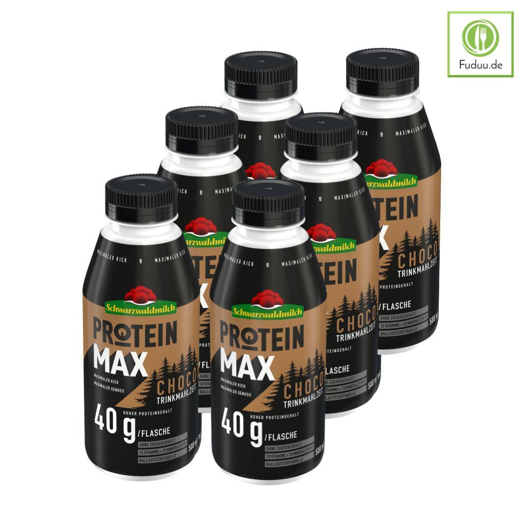 Schwarzwaldmilch - Protein Trinkmahlzeit Choco, 6 x 500 ml