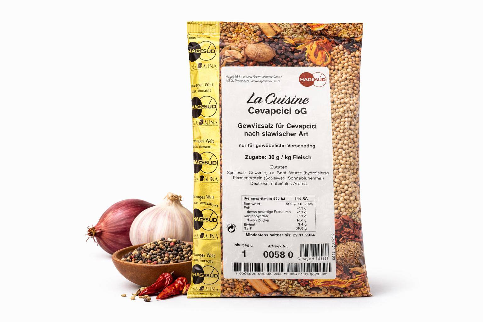 Hagesüd - La Cuisine Cevapcici oG, 1 kg Beutel