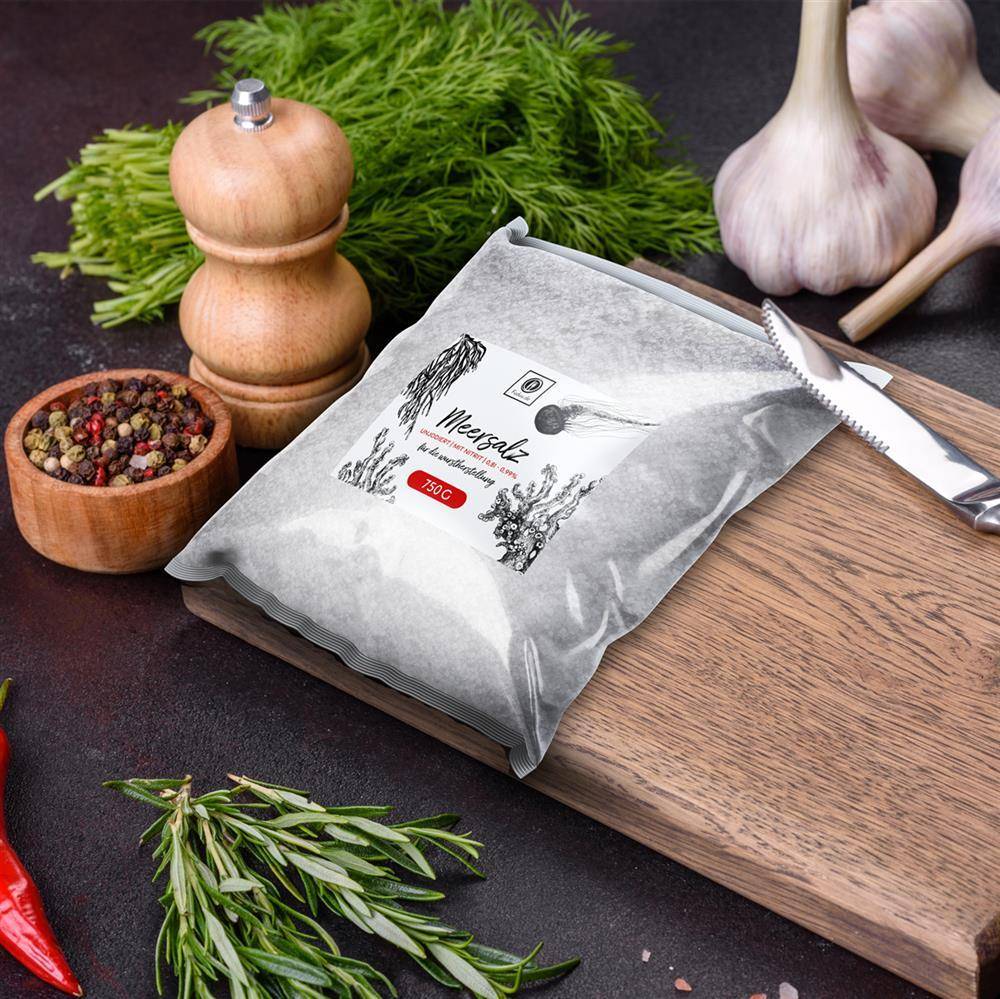 Fuduu.de - Nitritsalz / Pökelsalz mit Meersalz, 0,9%, 750 g Beutel Fuduu.de - Nitritsalz / Pökelsalz mit Meersalz, 0,9%, 750 g Beutel