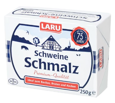 LARU - Schweineschmalz, 250 g Packung LARU - Schweineschmalz, 250 g Packung