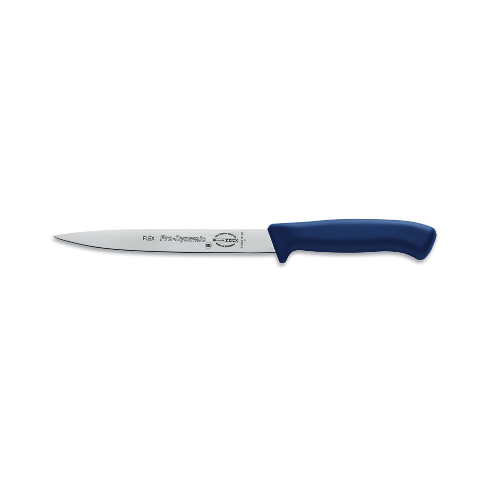 F. DICK - ProDynamic Filetiermesser, flexibel, 18 cm, blau, 8598018-12 F. DICK - ProDynamic Filetiermesser, flexibel, 18 cm, blau, 8598018-12