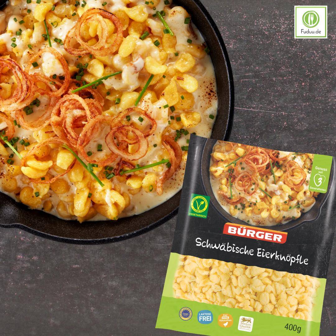 Bürger - Schwäbische Eierknöpfle, 400 g Beutel Bürger - Schwäbische Eierknöpfle, 400 g Beutel