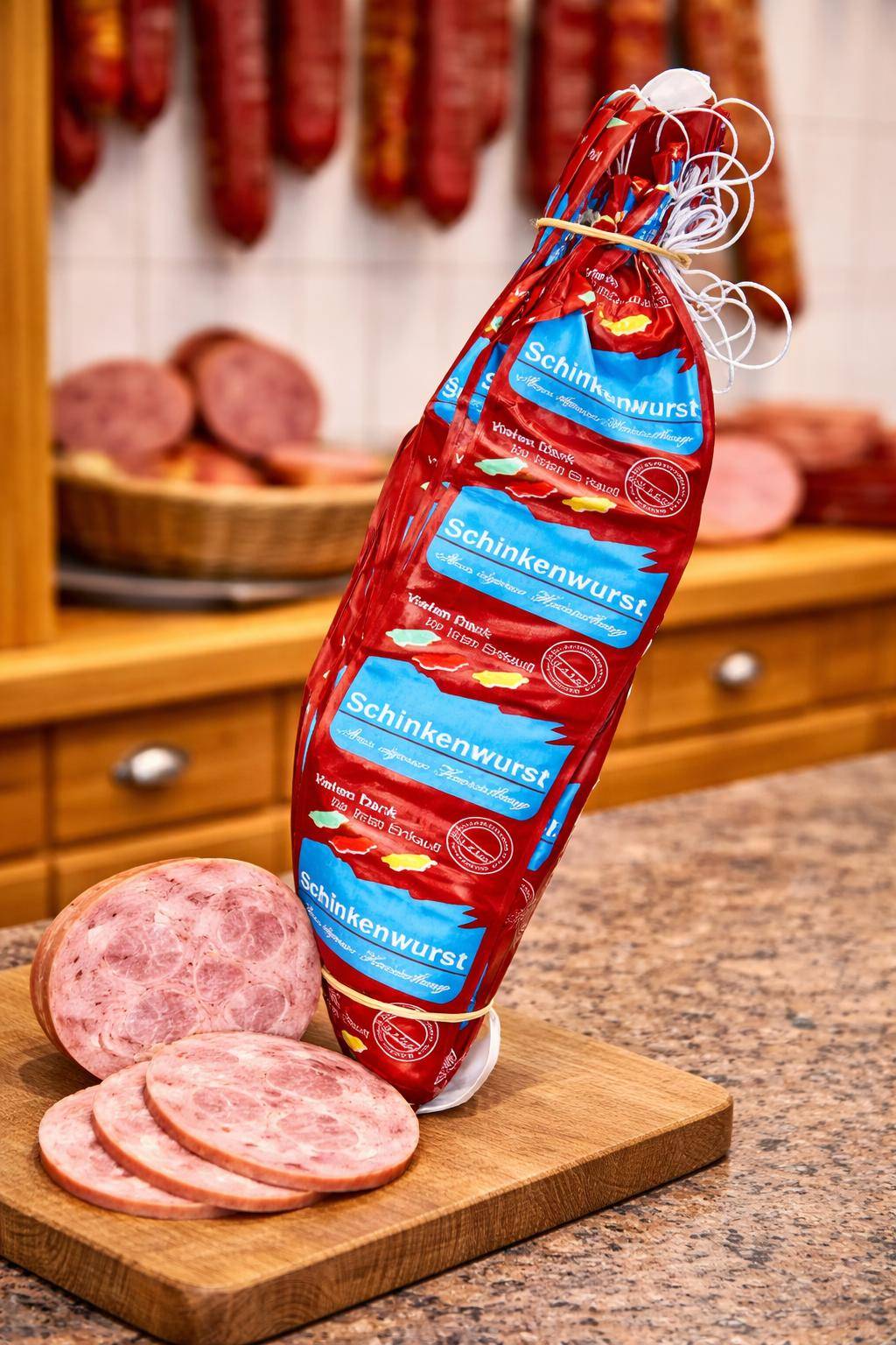 Walsroder - F plus braun, Hausdruck "Schinkenwurst", Kaliber 60/50 mm, 1 Bund