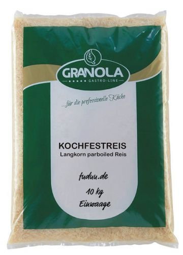 Granola - Langkorn parboiled Reis (kochfest), 10 kg Sack Granola - Langkorn parboiled Reis (kochfest), 10 kg Sack