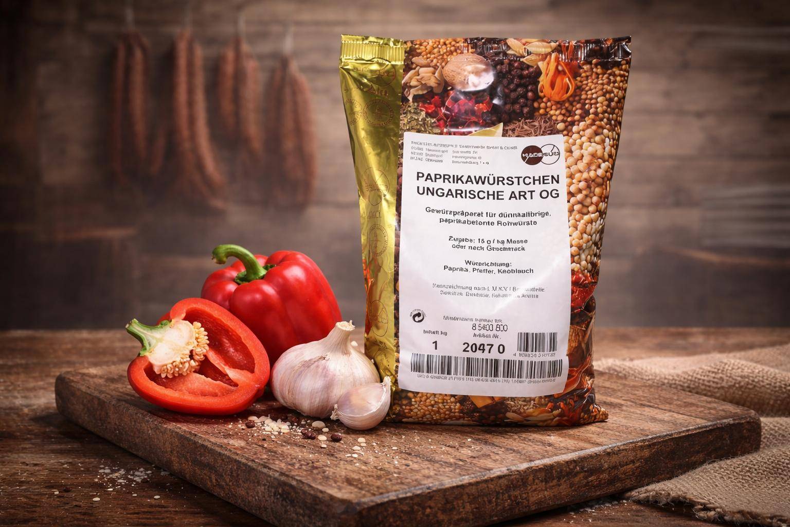 Hagesüd - Paprikawürstchen, ungarische Art, 1 kg Beutel Hagesüd - Paprikawürstchen, ungarische Art, 1 kg Beutel