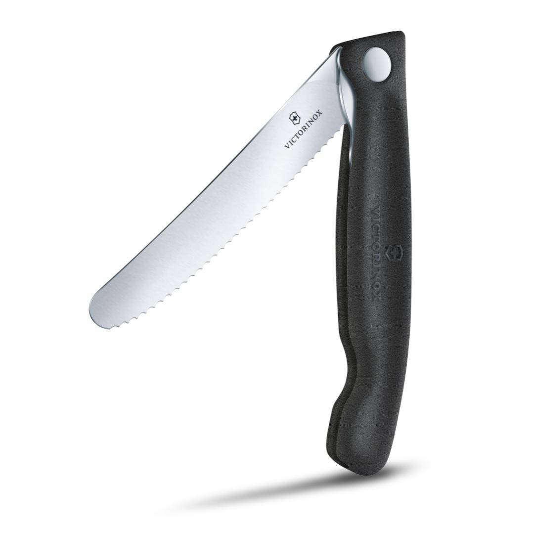 Victorinox - Picknickmesser, schwarz, 11 cm, 6.7833.F