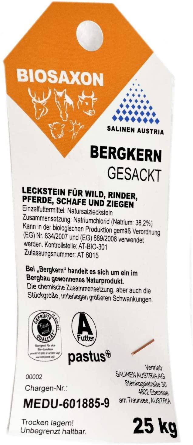 BIOSAXON - Bergkern Naturlecksteine, 25 kg Sack
