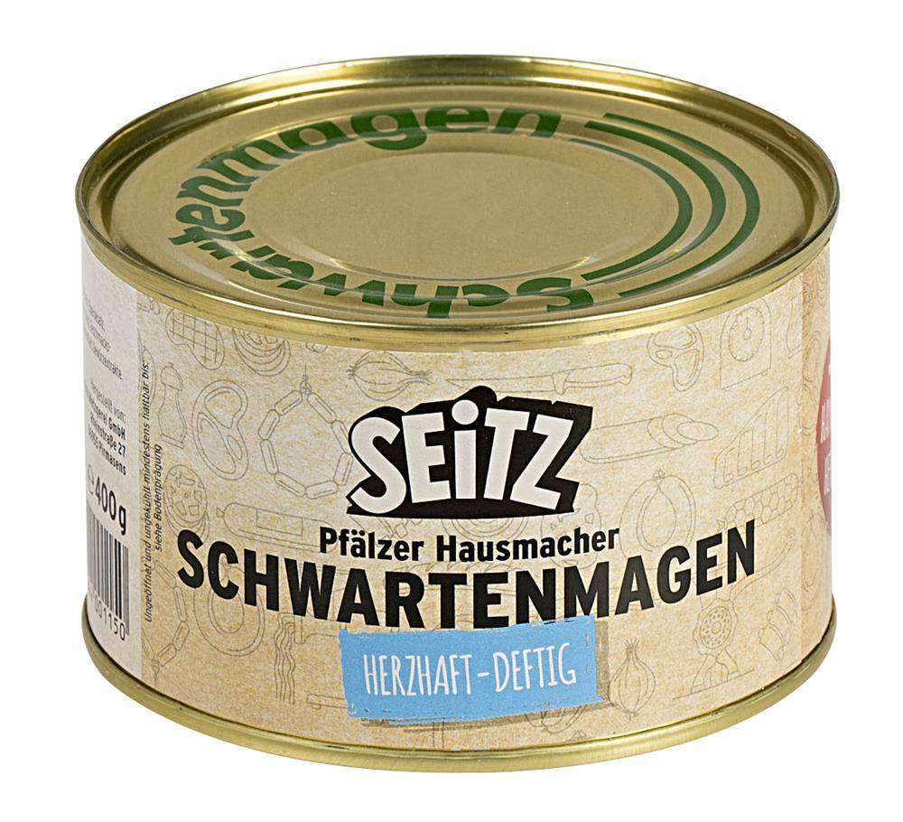 Seitz - Vollkonserven Schwartenmagen, 6 x 400 g Dose