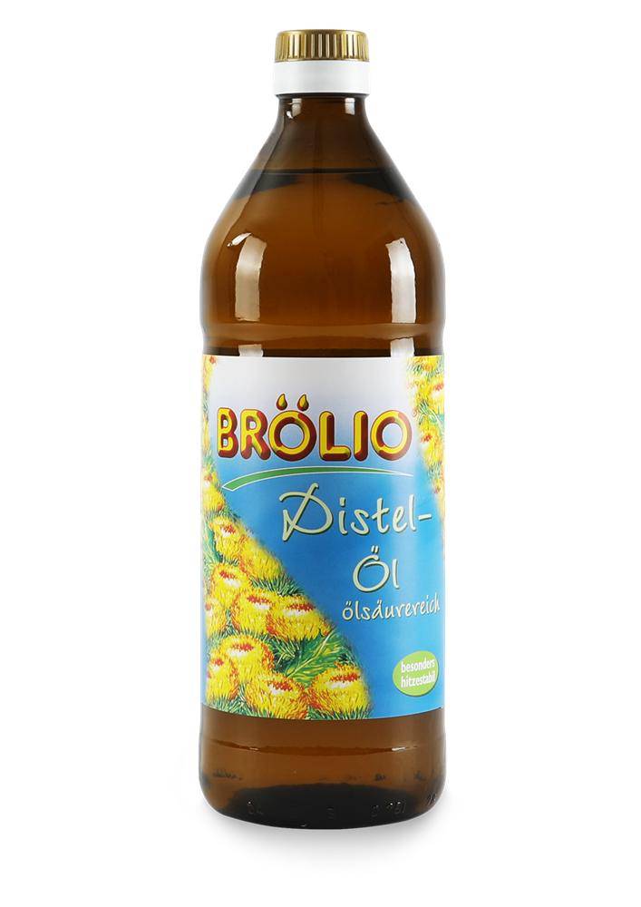 Brölio - Distelöl, 0,75 Liter Glasflasche