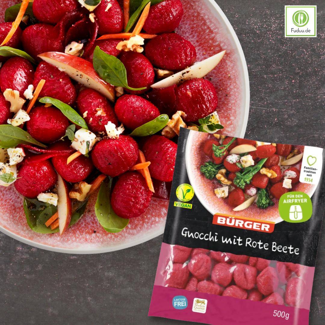 Bürger - Gnocchi mit Rote Beete, 500 g Beutel Bürger - Gnocchi mit Rote Beete, 500 g Beutel