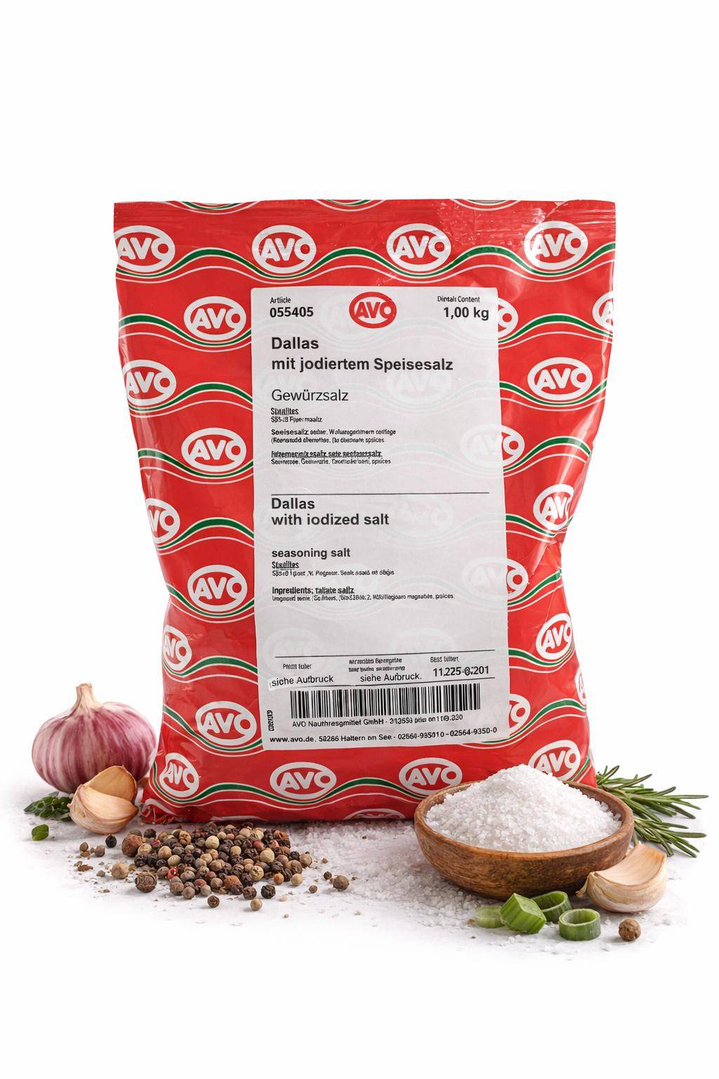 AVO - Dallas Grill-Spieß-Rollbraten Gewürz, 1 kg Beutel