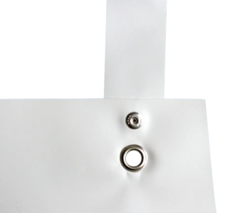 Schlachthausschürze "Primus", offen, 105 cm, weiß Schlachthausschürze "Primus", offen, 105 cm, weiß