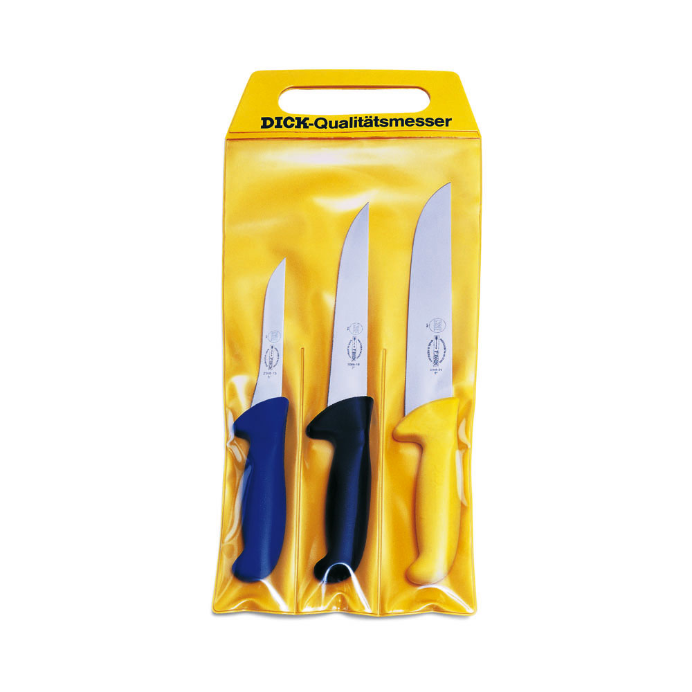 F. DICK - ErgoGrip Messersatz, 3-tlg. , 8257000 F. DICK - ErgoGrip Messersatz, 3-tlg. , 8257000