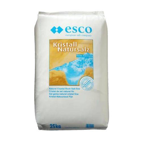 Esco - Kristall Natursalz, 25 kg Sack