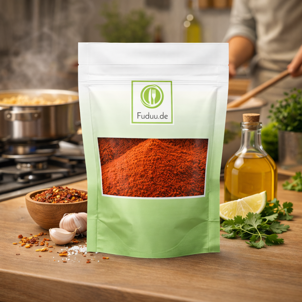 Fuduu.de - Chillies gemahlen, 500 g Beutel