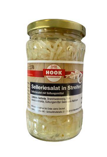 Hook - Selleriesalat in Streifen, 6 x 190 g Glas
