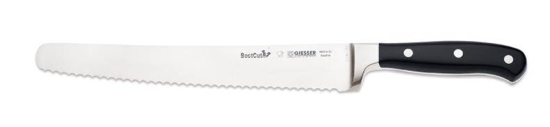 Giesser - BestCut Universalmesser Wellenschliff, schwarz, 25 cm, 8661 w 25