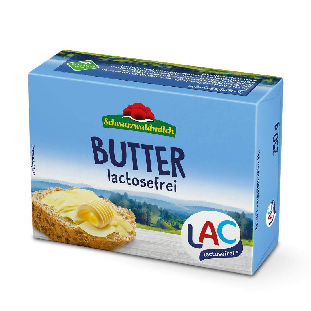 LAC - lactosefreie Butter, 250 g Packung