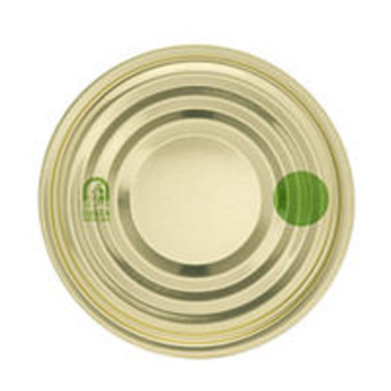 Fuduu.de - Weißblech Dosendeckel, 73 mm, 100 Stück, Aufdruck: grüner Punkt Fuduu.de - Weißblech Dosendeckel, 73 mm, 100 Stück, Aufdruck: grüner Punkt