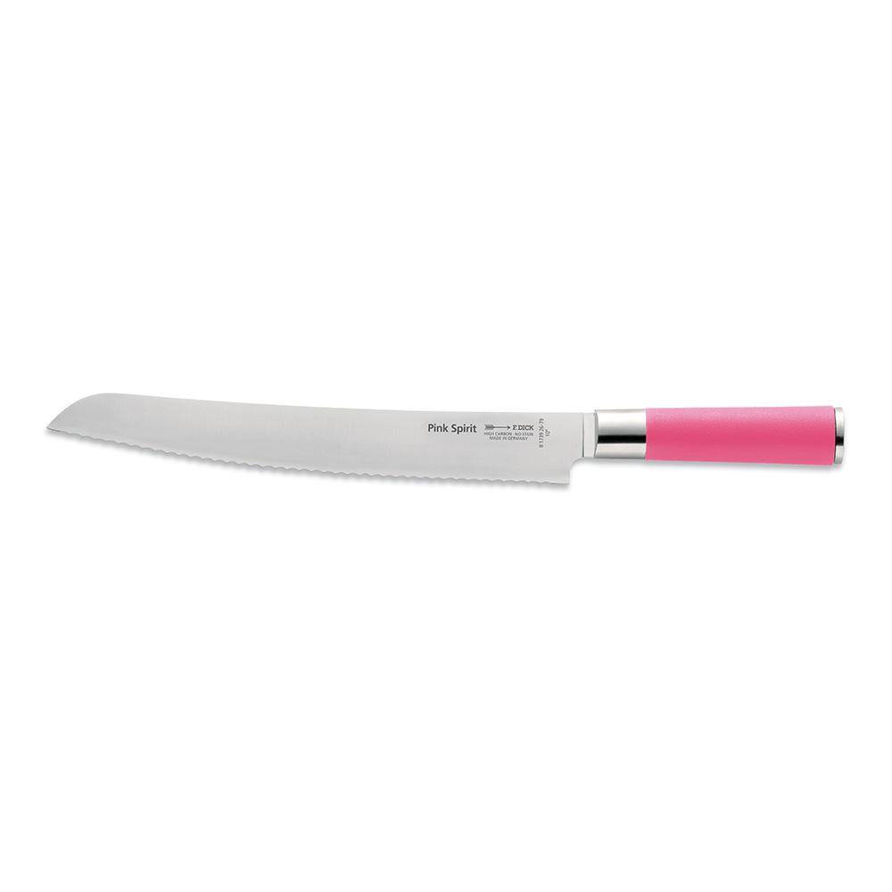 F. DICK - Pink Spirit Brotmesser, Wellenschliff, 26 cm, 81739262-79