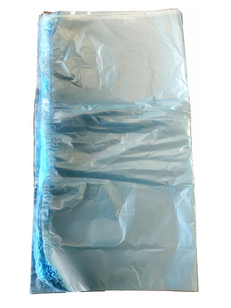 HDPE Seitenfaltensäcke für Eurokästen blau, transluzent 2% 600+400x640 mm, 10 my HDPE Seitenfaltensäcke für Eurokästen blau, transluzent 2% 600+400x640 mm, 10 my