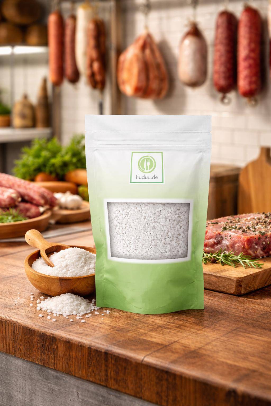 Fuduu.de - Nitritsalz / Pökelsalz, 0,75 kg Beutel Fuduu.de - Nitritsalz / Pökelsalz, 0,75 kg Beutel