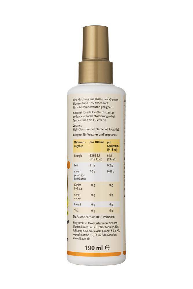 Albaöl - Air Fryer Spray, 190 ml Flasche Albaöl - Air Fryer Spray, 190 ml Flasche