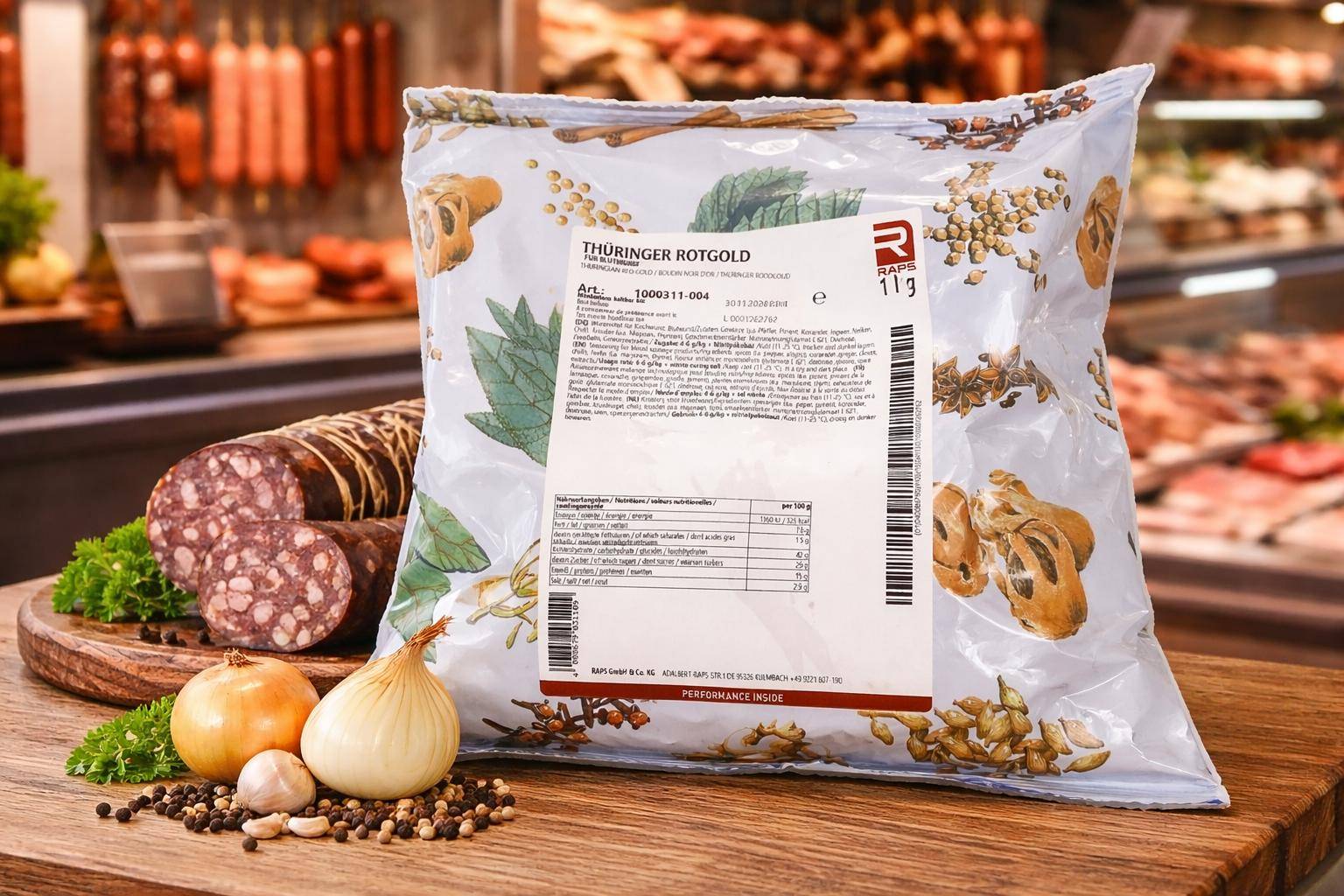 Raps - Thüringer Rot-Gold für Blutwurst, 1 kg Beutel Raps - Thüringer Rot-Gold für Blutwurst, 1 kg Beutel