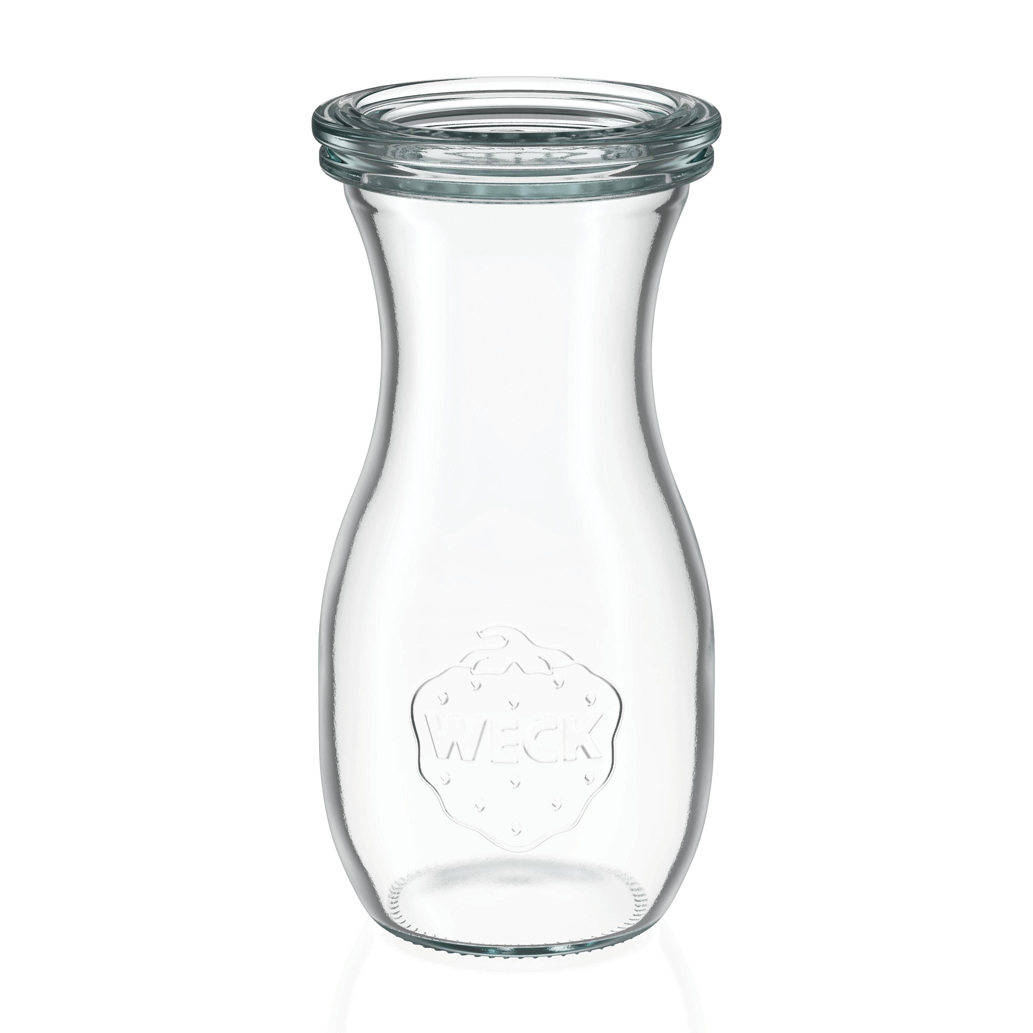 Weck - Saftflasche mit Deckel, 290 ml, 763, 6 Stück