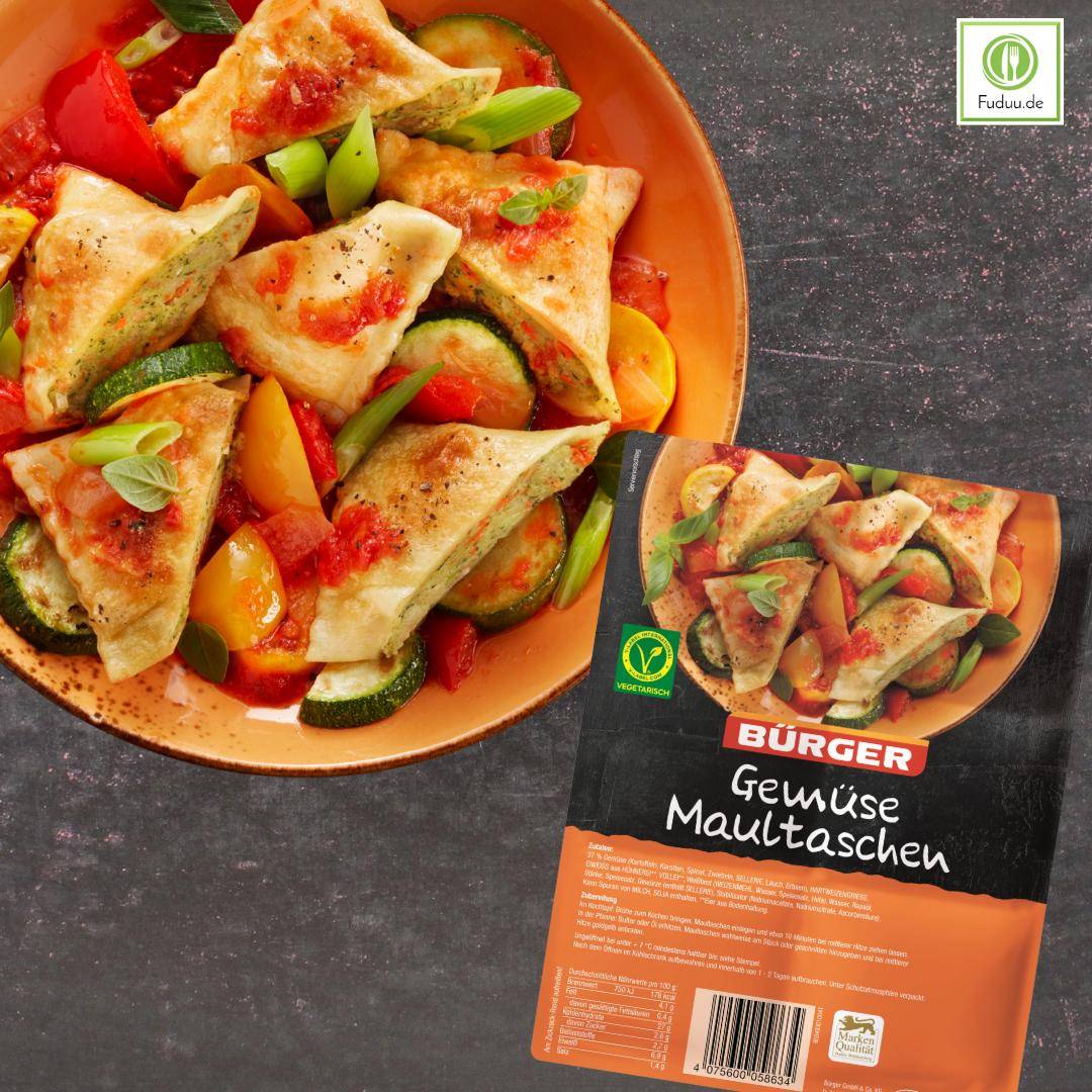 Bürger - Gemüse Maultaschen, 360 g Beutel