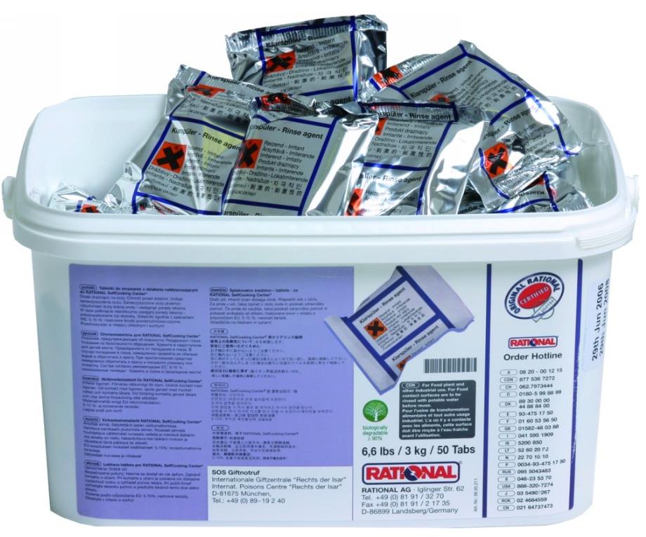 Rational - Klarspülertabs, 50 Stück Rational - Klarspülertabs, 50 Stück