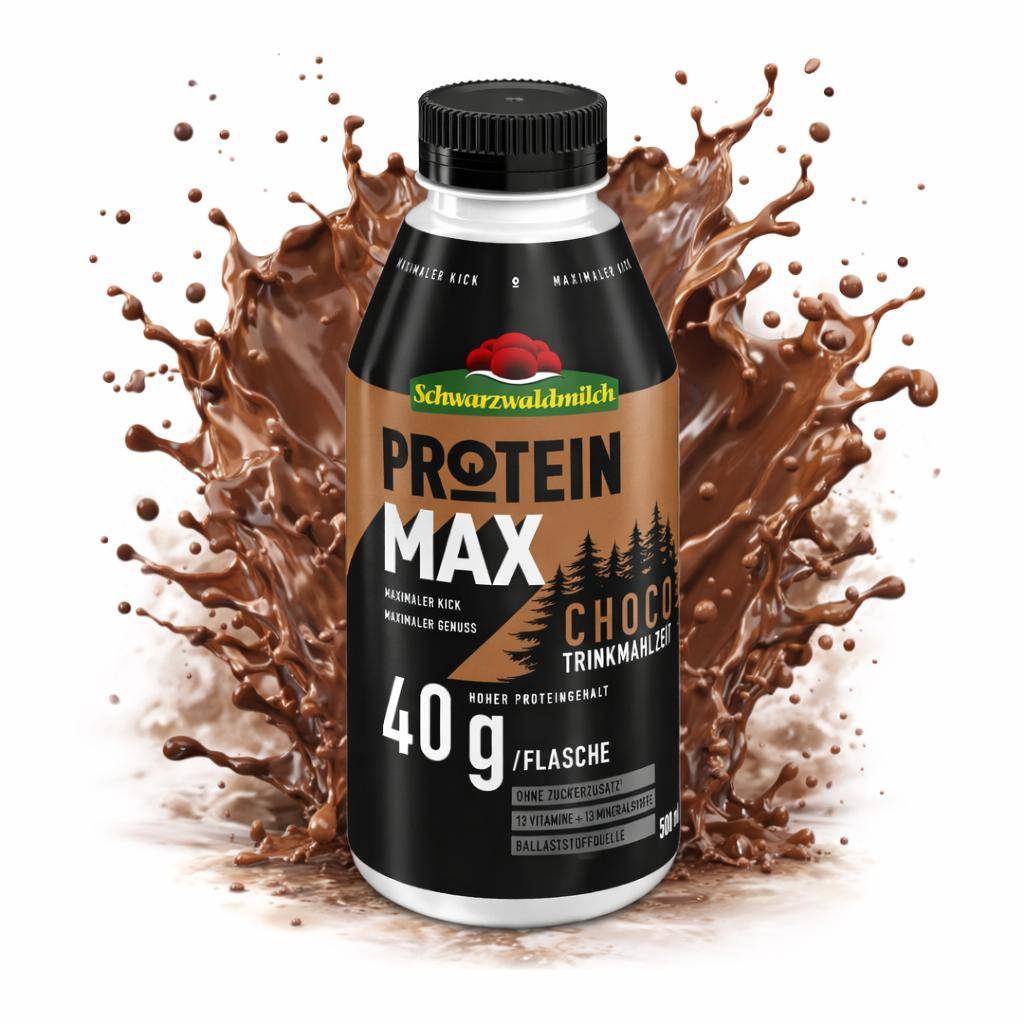 Schwarzwaldmilch - Protein Trinkmahlzeit Choco, 6 x 500 ml Schwarzwaldmilch - Protein Trinkmahlzeit Choco, 6 x 500 ml