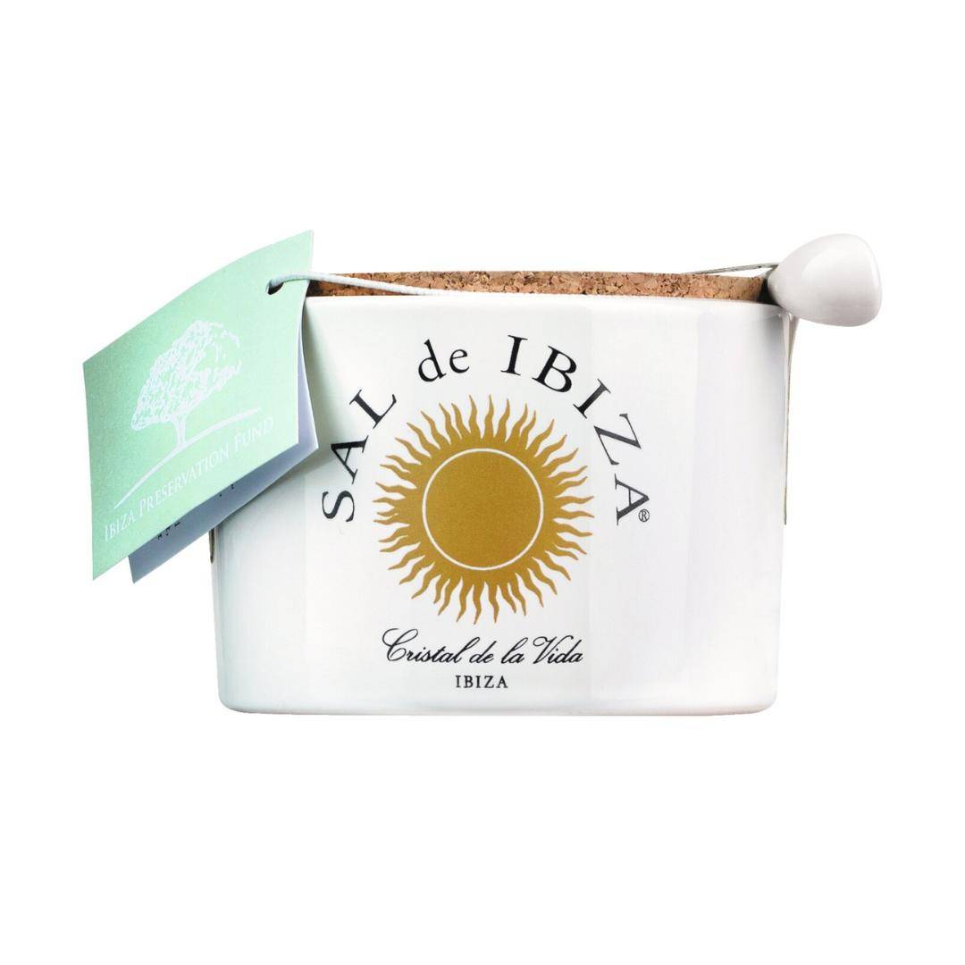 Sal de Ibiza - Fleur de Sel mit ibizenkischen Kräutern, 140 g Topf