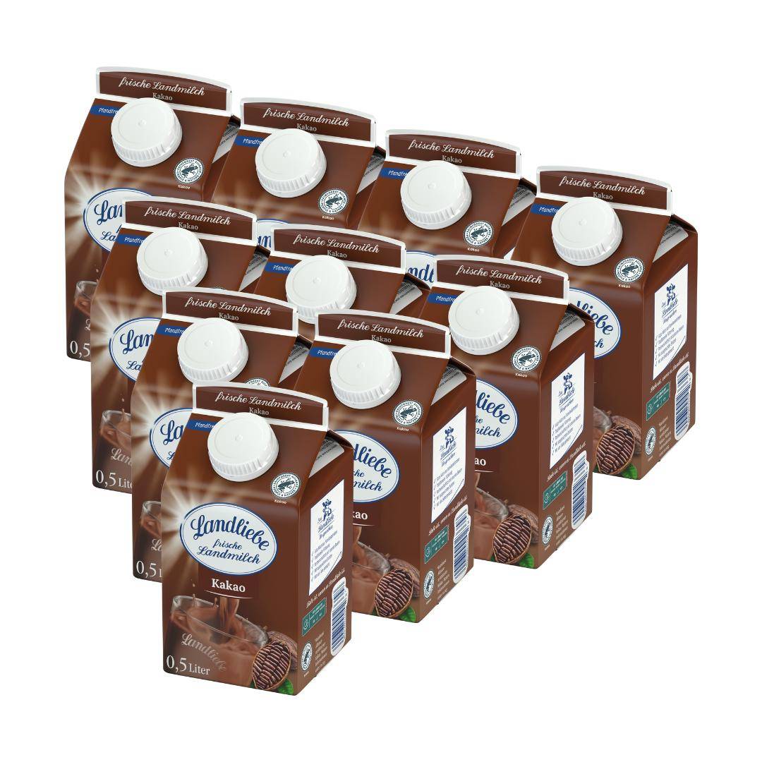 Landliebe - Kakao 1,5%, 10 x 0,5L