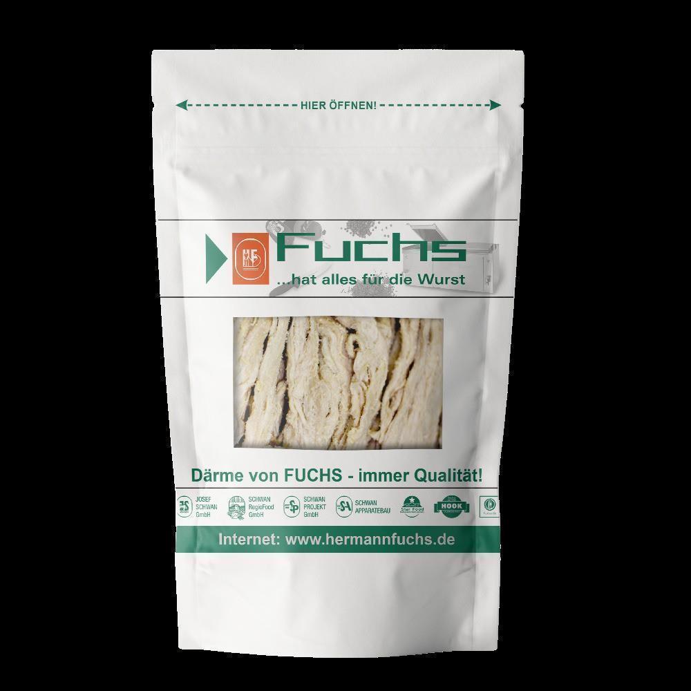 Fuchs - Rinder-Kranzdarm, sortiert, 18 Meter Fuchs - Rinder-Kranzdarm, sortiert, 18 Meter