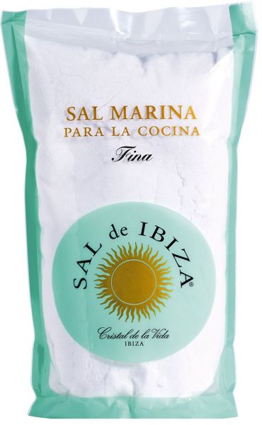Sal de Ibiza - Sal Marina Fina, 1 kg Beutel