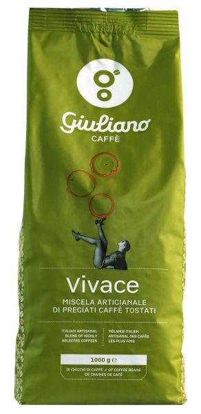 Giuliano - Vivace Espressobohnen, 1 kg Beutel