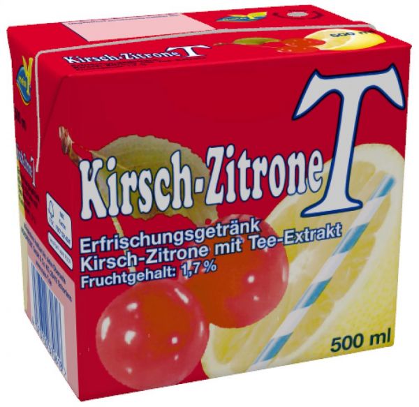 MeinT - Eistee Kirsch-Zitrone, 12 x 500 ml