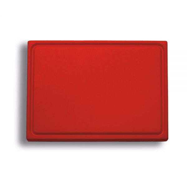 F. DICK - Kunststoff-Schneidbrett 26,5 x 32,5 x 1,8 cm, rot, 9126500-03