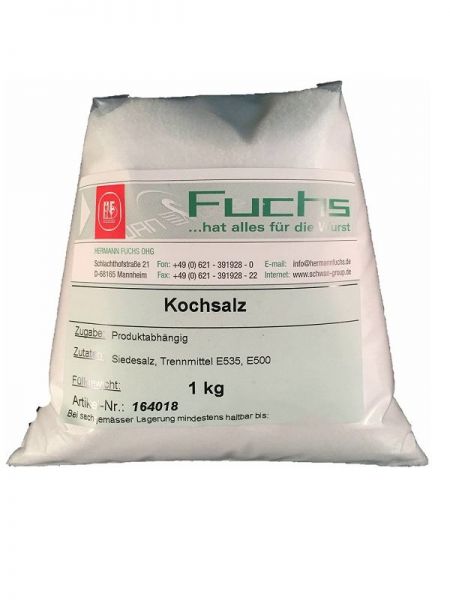 Fuchs - Kochsalz, 1 kg Beutel