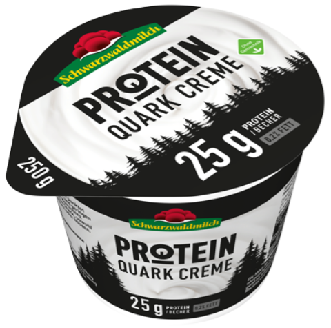 Schwarzwaldmilch Protein - Quark Creme 0,2%, 8 x 250 g Becher