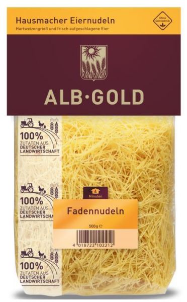 Alb-Gold - Fadennudeln, 500 g Beutel