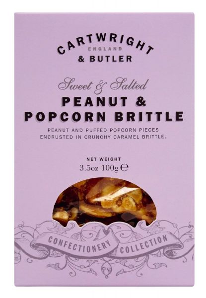 Cartwright & Butler - Peanut and Popcorn Brittle, 100 g Pack